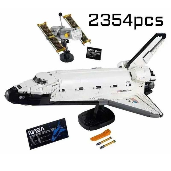 Blocks Blocks 2354pcs Space Shuttle Model Building Blocks Bricks Space Agency Creative Adult Toys Birthday Gifts Compatible With 10283Y24112