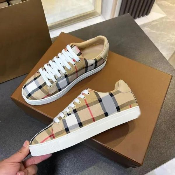 BB Shoes Designer Trainers Vintage Sneaker Men Women Mulheres Checked Sneakers Plataforma Lattice tons casuais sapatos clássicos clássicos a