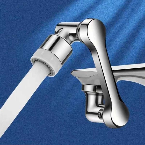 1080 Universal Rotation Faucet Extender Kitchen Robot Arm Extension Faucets Mixer Aerator Head Bubbler Water Tap NozzleC241211