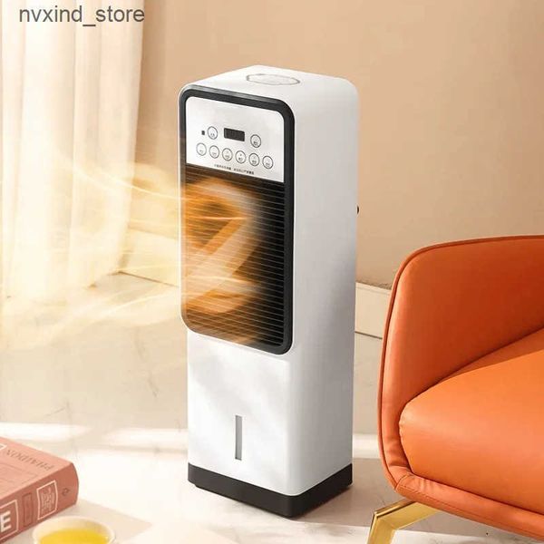 Space Heaters Modern custom Dual Use Portable Stand Electric Space Heater 1800W Small 2-in-1 Air Conditioner with Remote Control for Home J2