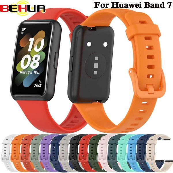 BEHUA Silicone Wah Strap Honor 7 Band 7 Smart Wah Strap Replacement Sports Bracelet Accessories Correa M241115
