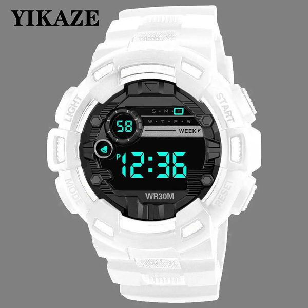Military Men Watch Mens Digital Watches Sports Electronic Wristwatch 50MM Large Dial Clock Waterproof Sport Watch for Boy Child Z250207