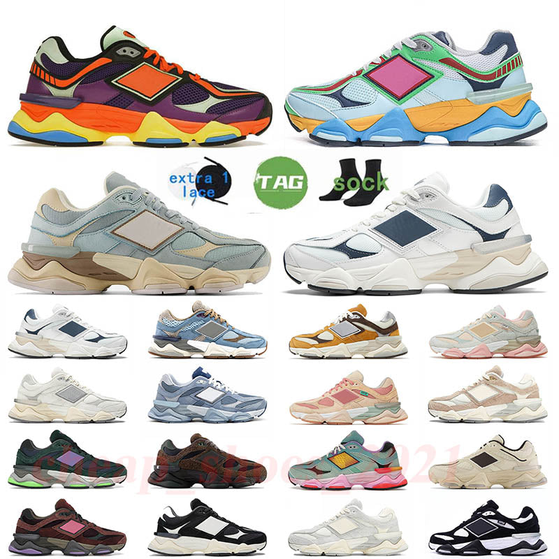 Joe Freshgoods 9060 Running Shoes for Men Women Suede Prism Purple Designer Penny Cookie Black Pink Baby Shower Voices Sea Salt Outdoor Sneakers Tra