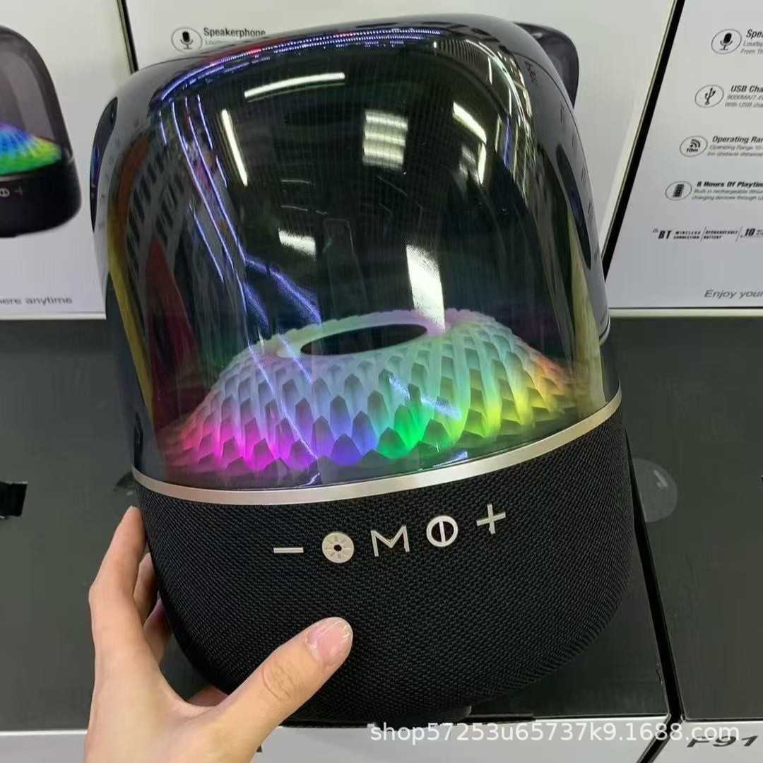 Portable Speakers Harman Glass 4th generation LP90 high-power subwoofer ambient light stereo surround Bluetooth speaker S25213