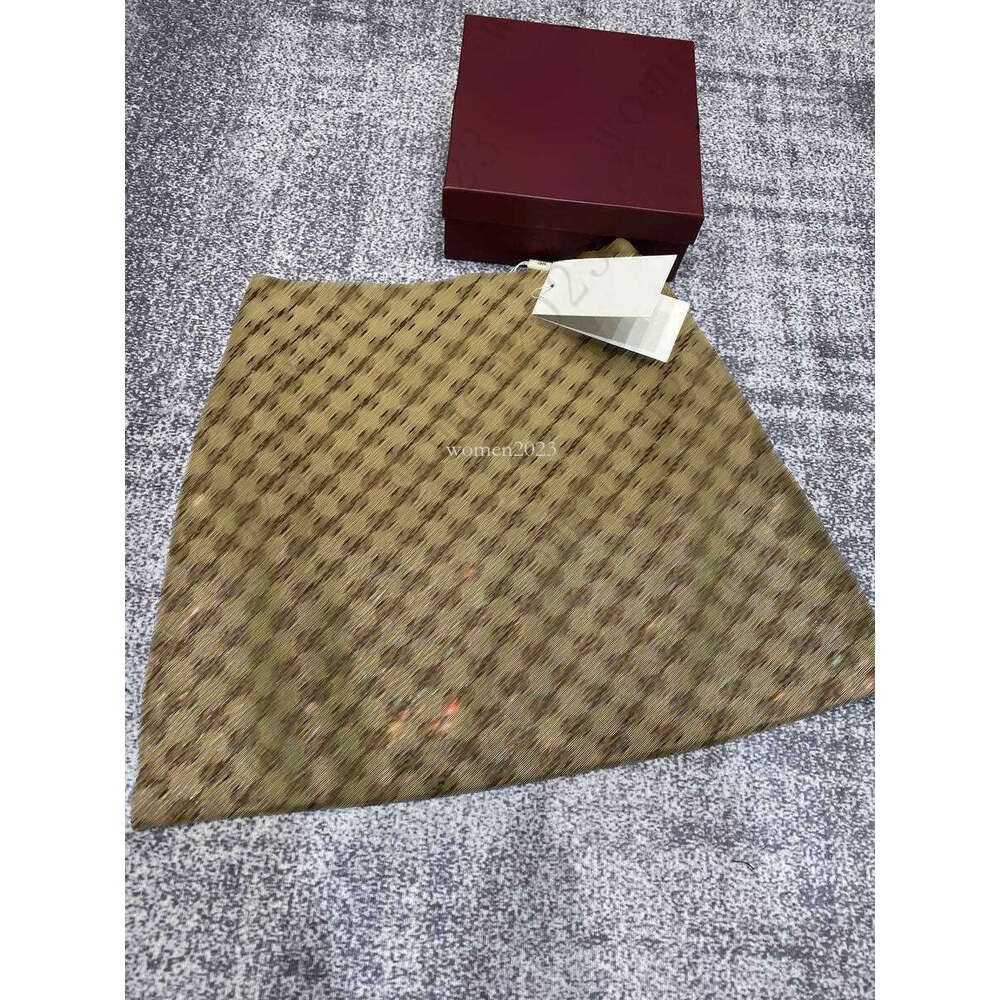 women designer skirt overskirt brand womens hot drilling dress fashion logo diamond skirts casual Vacation casual letter jacquard dress overskirt Ja