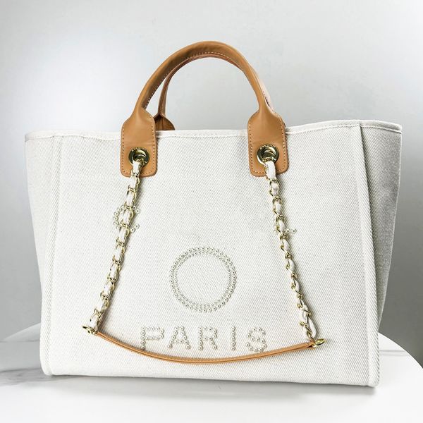 Designer Bag The Tote Bags Luxury Handbag High Quality Canvas Large Book Totes Bags Purses Designer Woman Handbag Women Bags Travel Beach Ba