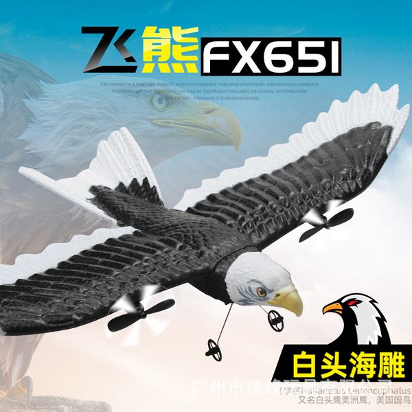 ZP Flying Bear FX651 Controle remoto Aeronaves de asa fixa Aeronaves carecas de espuma de águia planador de planador infantil brinquedo de a