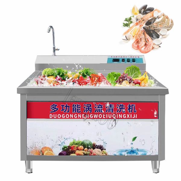 Vortex Bubbles Fruit- Vegetable Washer Washing Machine For Restaurant