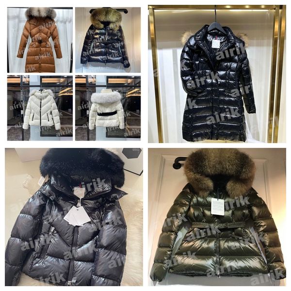 womens Winter coat Jackets lady Designer Fur Outdoor Windbreaker woman winter jacket Outerwear Hooded Fourrure Manteau Down Jacket Coat Fash