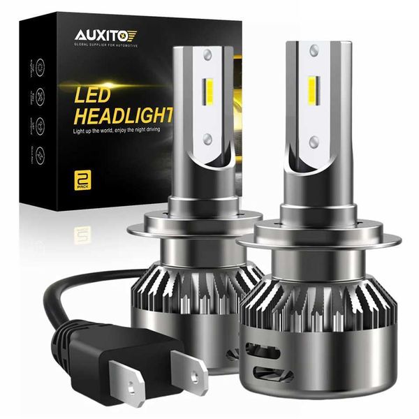 AUXITO H7 9012 HIR2 LED Headlight Bulbs H1 H11 H8 Car LED Bulb 16000Lm CSP Chip HB3 HB4 9005 9006 Auto LED Headlamps 6000K WhiteT250121