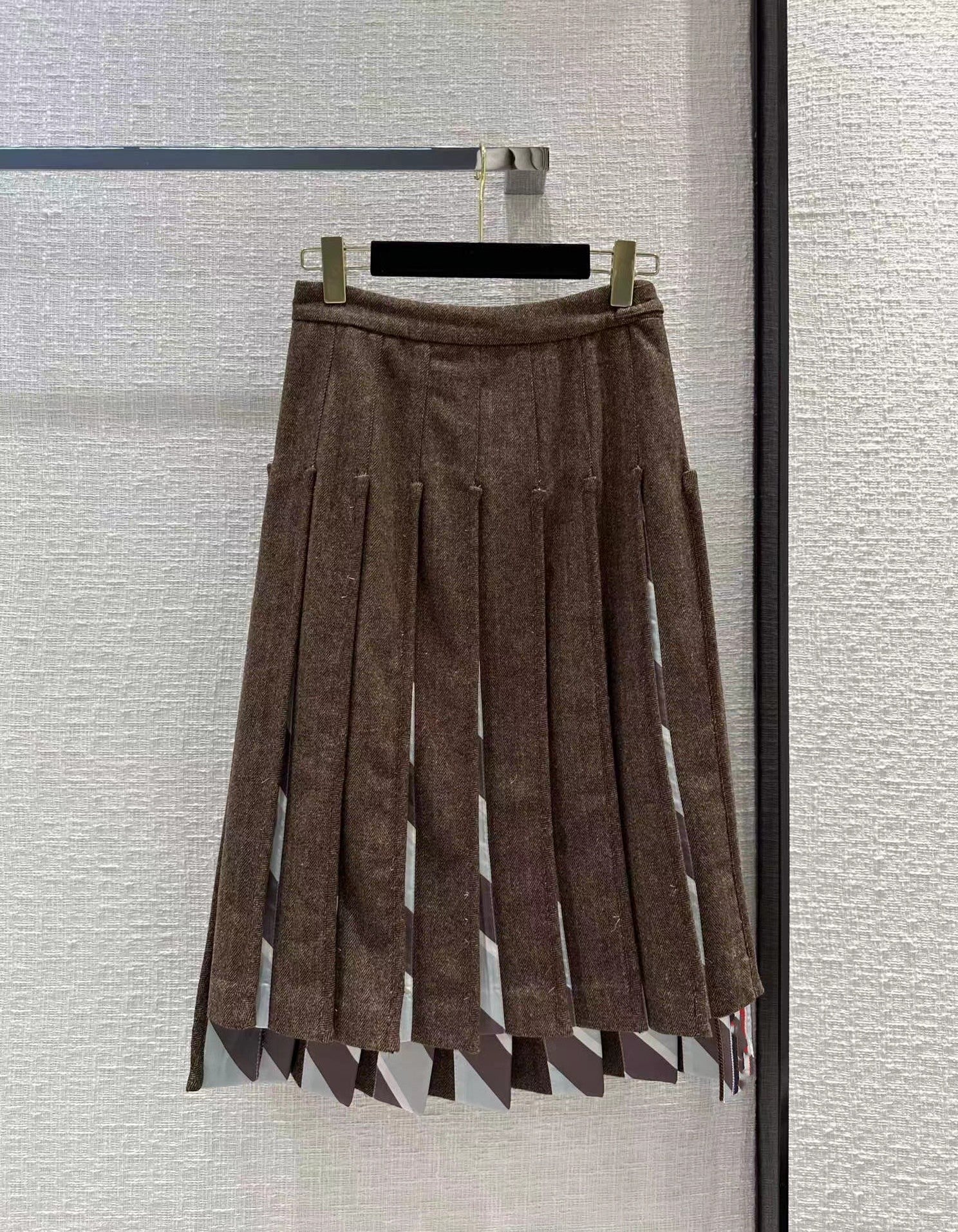 2023 New Spring Autumn Fashionable Milan Designer Skirts Fashion A Skirts Women Brand Same Style Dress 1222-25