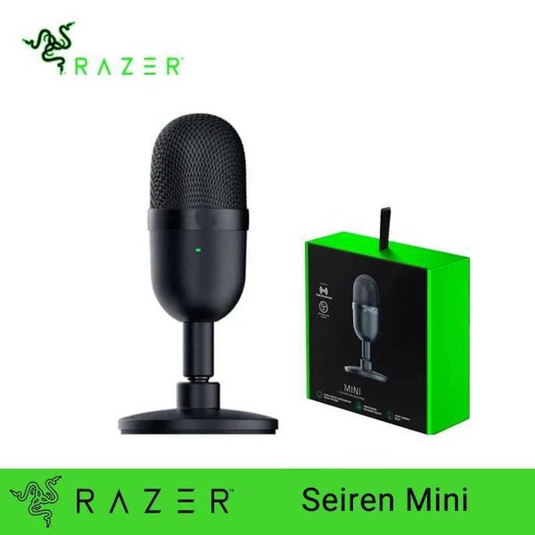 Microphones Razer Seiren Mini USB Condenser Microphone Ultra Compact Streaming Microphone with Super Heart Pick Up Pattern Pink Microphone J