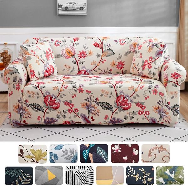 Printed Sofa Cover Stretch Couch Cover Sofa Slipcovers for Couches and Loveseats Washable Furniture Protector for Pets Kids 241223