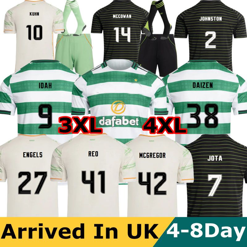 2025 2026 DAIZEN Home Away Celts Soccer Jersey McGREGOR 120 Years Hoops Anniversary Irish Origins Special Comfortable football jersey KUHN IDAH ENGE