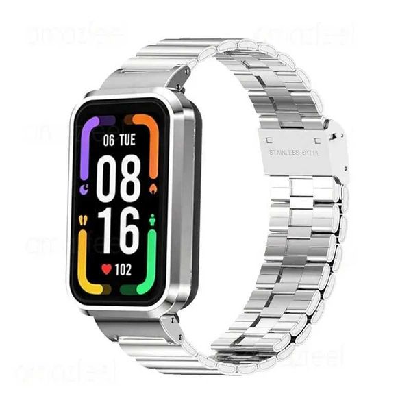 High Quality Stainless steel strap shell protector suitable for mi Smart Band Pro Wahband accessories miband Pro metal frame cover bracelet