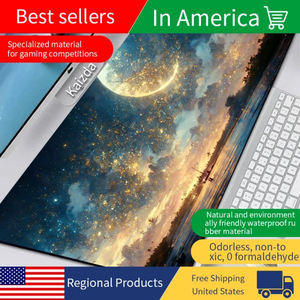Home Office Gamer No odor Friendly APET Material Tapis De Souris Large keyboard pad Mousepad Strata Laptop Starry Sky Mouse Mat