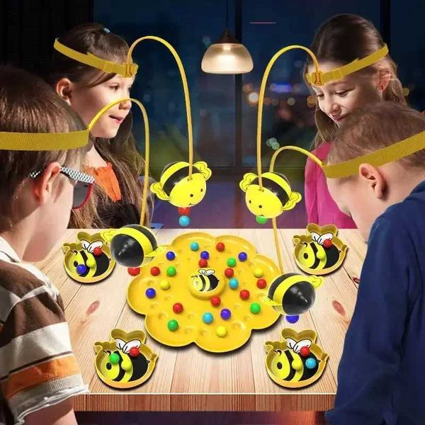 Little Hornet Multi functional Board Game Puzzle Fishing Toy Interactive Educational Toy Childrens Christmas Gift Family Game W250113