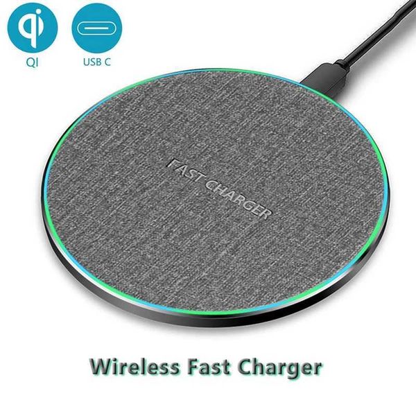 WIECOOCE Wireless Charger for iPhone Samsung Huawei Vivo OnePlus Fast Charging Phone Chargers Universal Wireless ChargerM240731