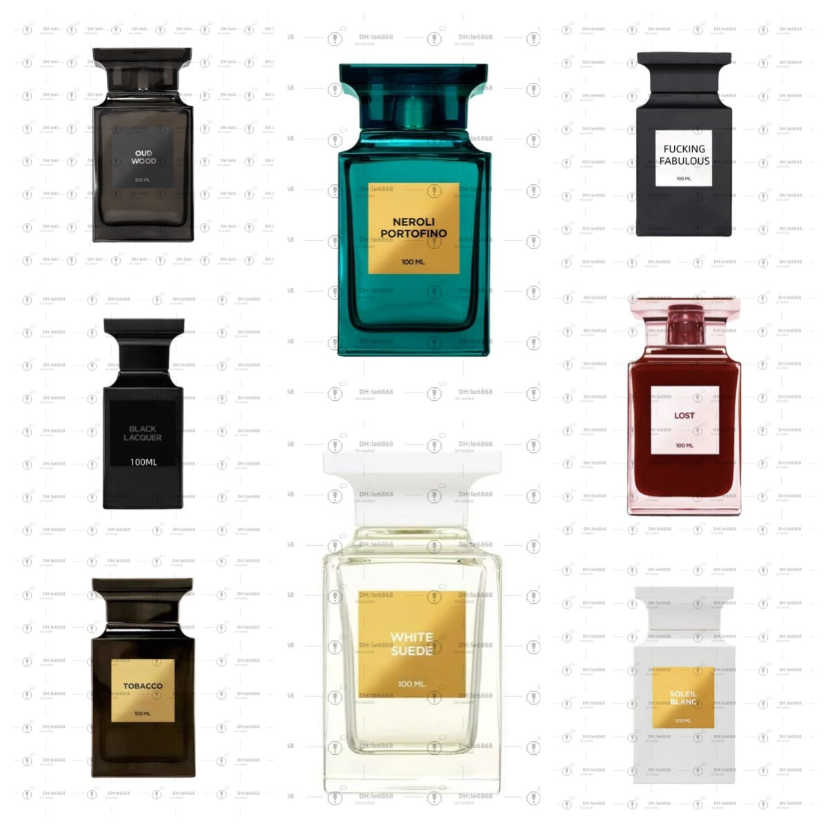 top for Women Men 20Kinds T Noir perfume 100ml 3.4fl.oz Fragrance Cologne with Good Smell Long Lasting High Quality Parfum Spray