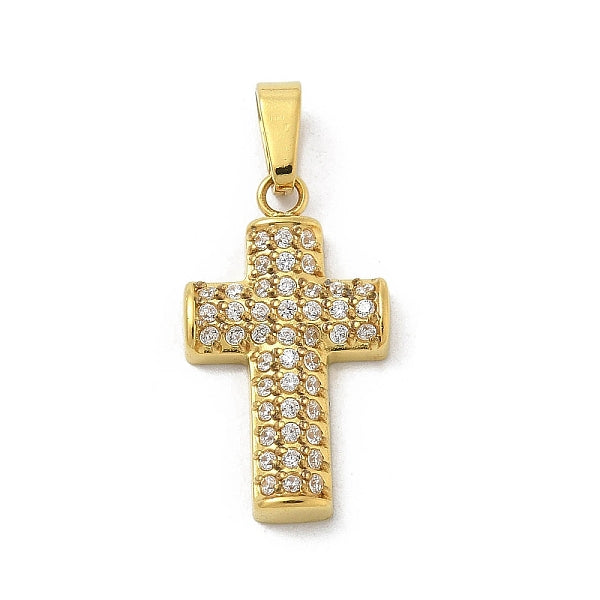 Pendentifs en acier inoxydable 304 avec micro-pavé de zircone cubique et placage ionique (IP)