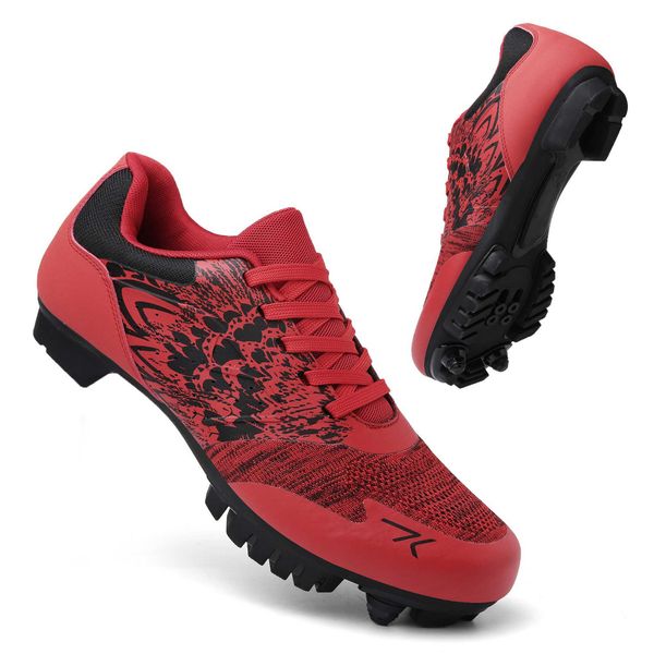 Cyc Training Shoes Unisex Road Bike Cycling Shoes Men Self-Locking Mountain Bicyc Shoes Exercise Bikes Sneakers SPD CatsXJ241121