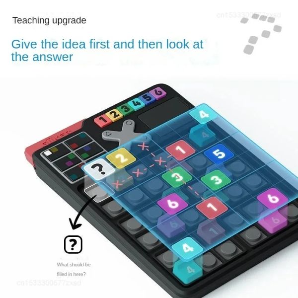 Giiker Intelligent Sudoku Four Or Six Palace Mathematical Thinking Ladder Training Number Games Children&#039;s Electronic Puzzle Toy