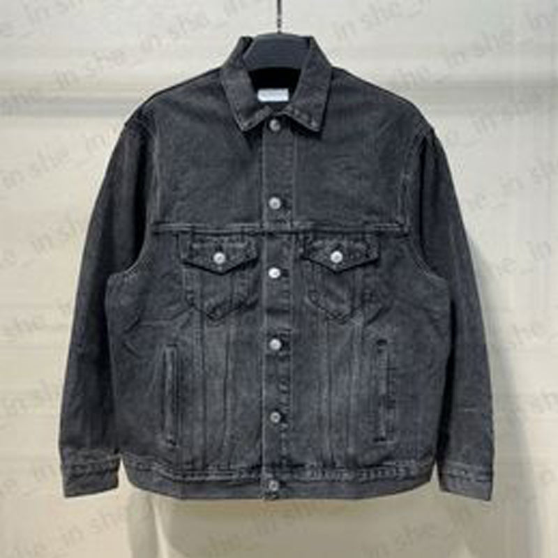 Designer Mens Denim Jacket Woman Casual Loose Jackets Classic Wash Rhinestone Outerwear Autumn Sun Protection Coat Tops 23fw