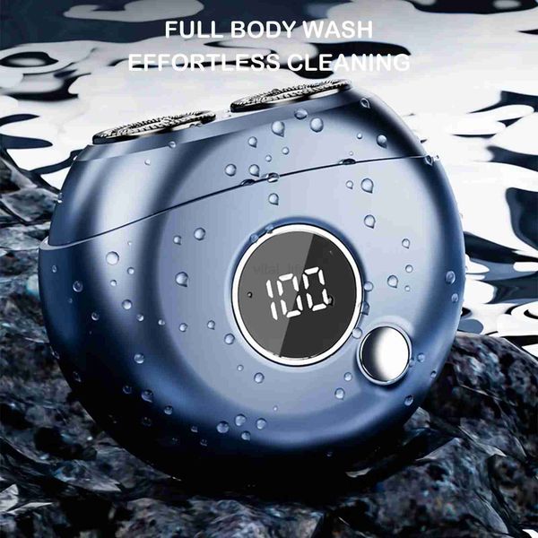 Portable Mini Electric Shaver IPX7 Waterproof Fast Charging Pocket Razor For Men Beard Trimmer Armpit Body Hair Shaving MachineCL240718
