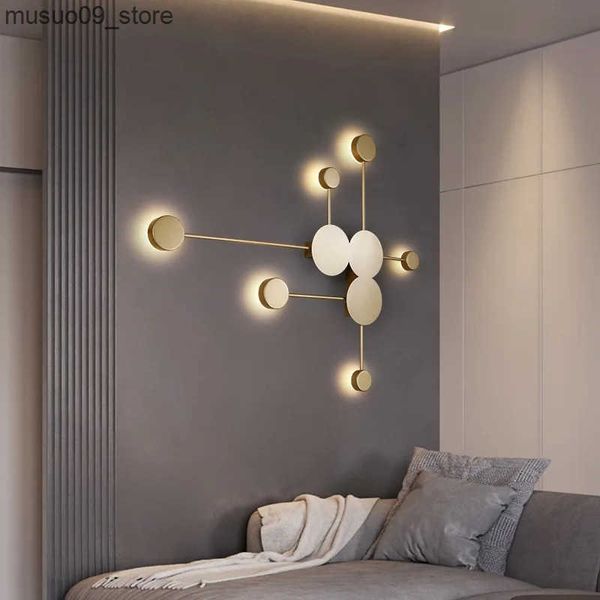 Other Home Decor Nordic Modern Clock Wall Lamp Bedroom Bedside Living Room Dining Room Restaurant Hallway Entryway Led Lighting Home Decor S