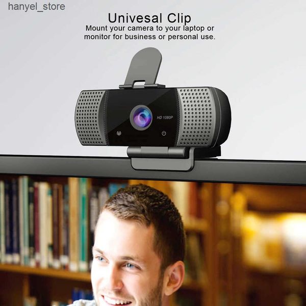 Webcams 1080P USB for adjusting camera network streaming autofocus live with microphone PC Tiktok YouTube L240910 L0910