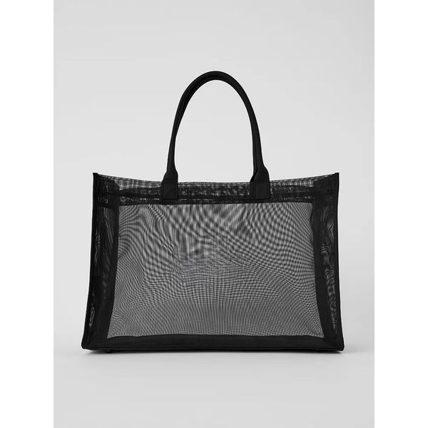 Yoga bag Fitness SHEER TOTE BAG Large Pocket Beach Easy to Carry Handbag Quick Drying Shower Storage Bag Mesh Multi functional