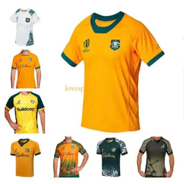 2024 Rugby Jerseys home away 2023 24 Kangaroos Wallaby retro shirt Size S-5XL maillot de National Australia shirtS rugby