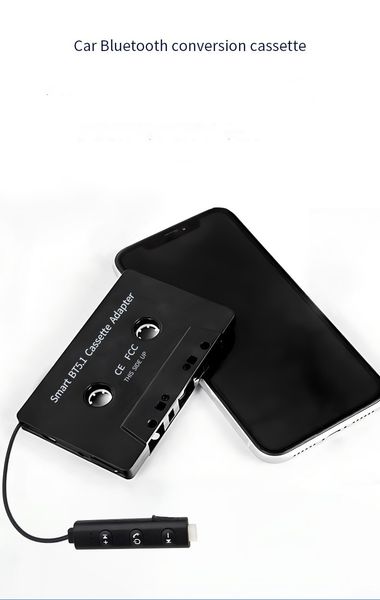 High quality retro style car wireless box adapter Car MP3 player with microphone jack for hands-free calling