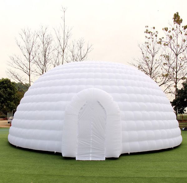 For Party Wedding Activities Commercial Inflatable Dome Camping Tent Decoration Advertising Event Giant Inflated White Wedding Igloo