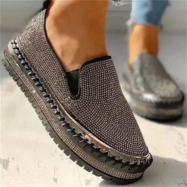 Mocassins Rhie 2024 femininos: BG Flats Shoes casuais para mulheres DH910320090