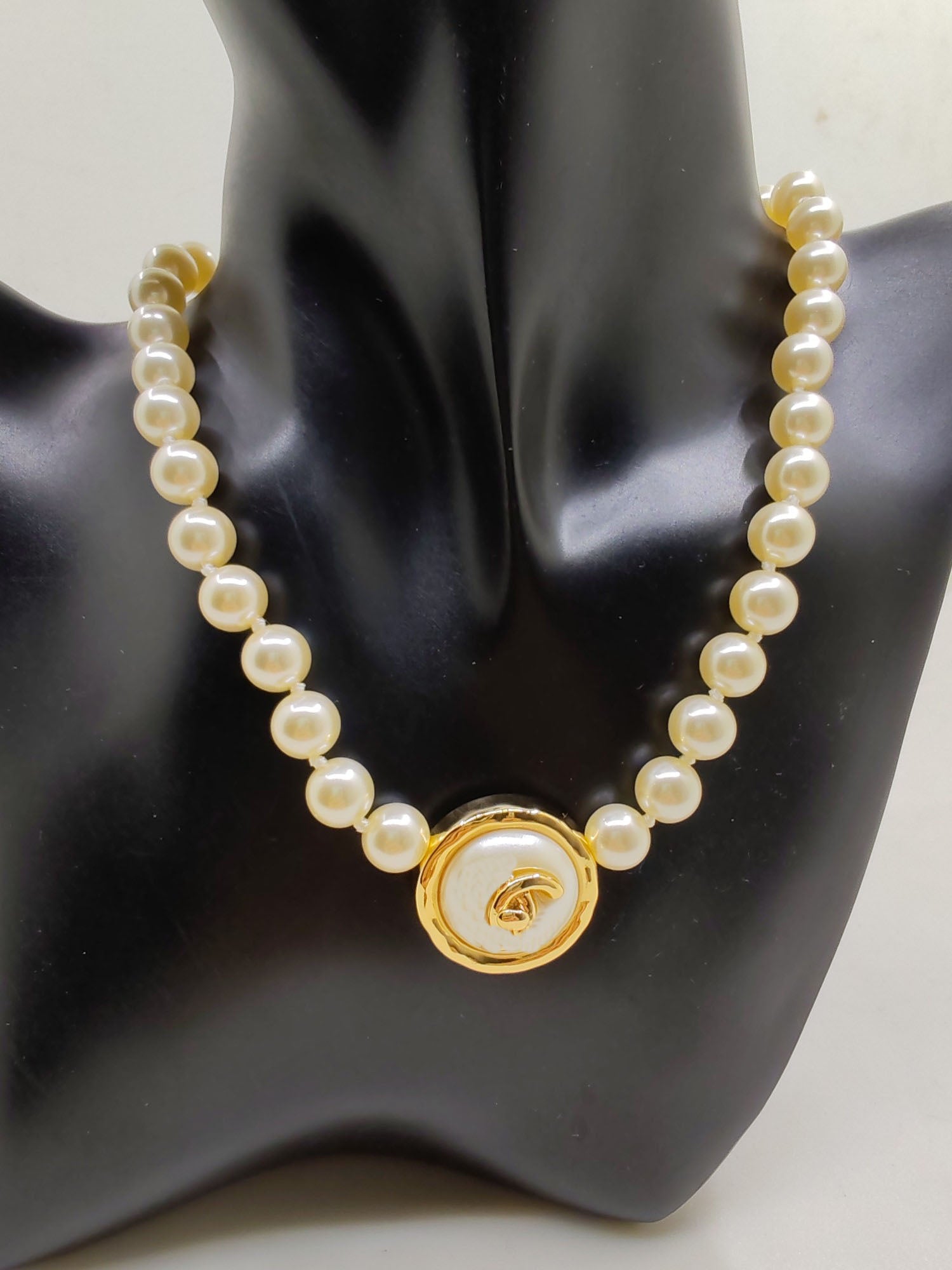 Designer new Pendant Necklaces Double Letter C Gold C long Pearl Necklace Women Wedding Party Ccity chokers Jewerlry 3398