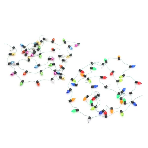 LED Strings Mini Furniture Accessories String Lights Doll Accessories 0.5m String Of Fake Lights 112 Scale Dollhouse Miniature 7 Styles CL2