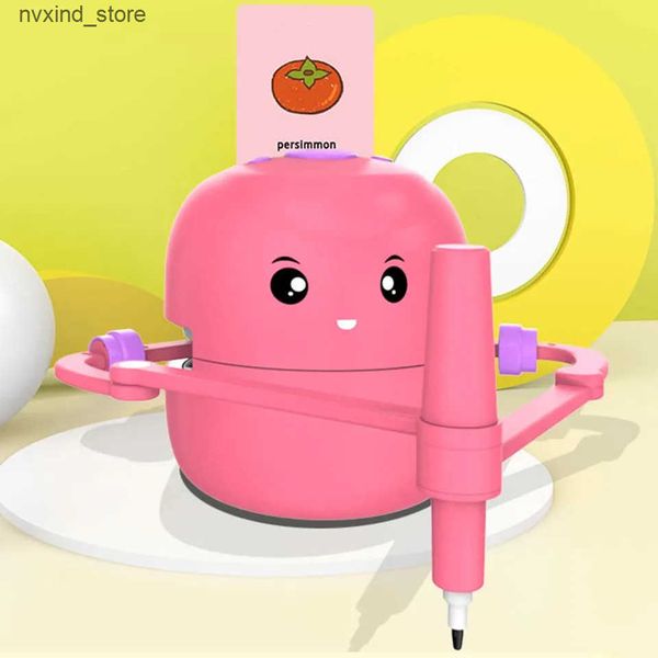 Electronics Robots Interactive Drawing Robot For Kids 100 Cards Voice Interaction For Fun Automation Robot Smart Electronics Accessories J24