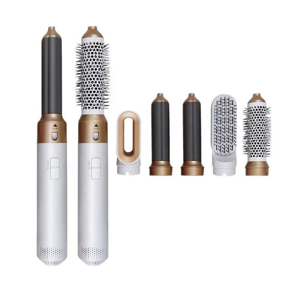 5-in-1 Hair Brush: Fast Drying, Frizz-Free Blow Dryer & Auto-Wrap Curlers
