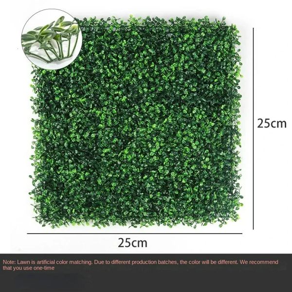 Artificial Plants Grass Wall Backdrop Decoration Boxwood Hedge Panels for Indoor Outdoor Home Garden Balcony Decor Wedding Party 240323 LL