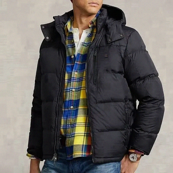 Men&#039;s Winter Down Parka Jacket with Big Fur Hood - Outdoor Streetwear Hooded Parka Veste Homme Winter Jassen Outerwear