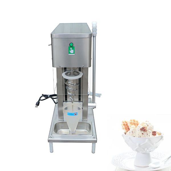 Freeze Fruit Yogurt Mixer Swirl Mixer Blender Real Ice Cream Maker Stainless Steel Ice Cream Blender Machine