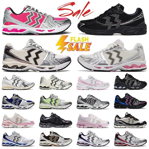 asics asicis Gel Kayano 14 Cream Black Metallic Plum  White Midnight Black Pure Silver pink glo nyc 1130 running shoes men shoes acsics desi