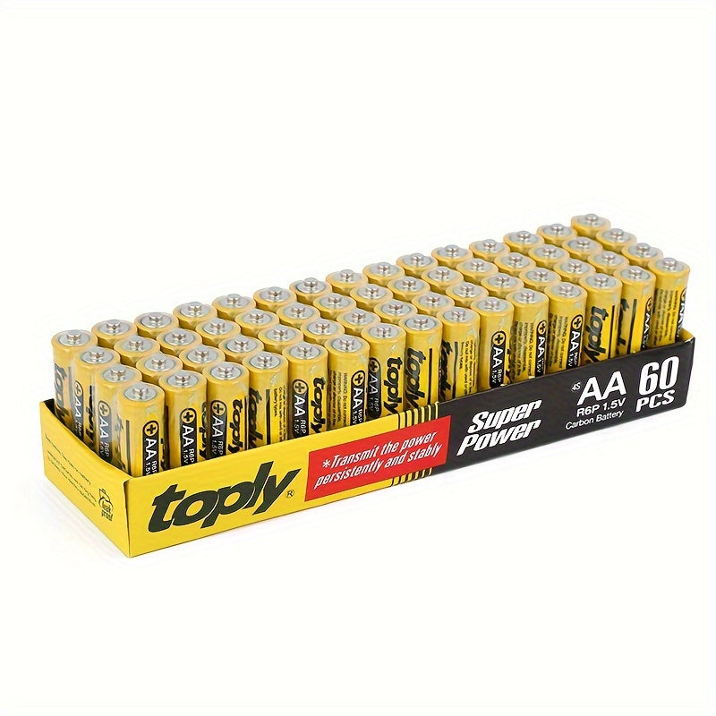 TEMU Toply Aa And Aaa Batteries, Providing Long-, Suitable For Home, Household Devices, Office Equipment, Toys, 5 And Number Batteries, Aa Size,