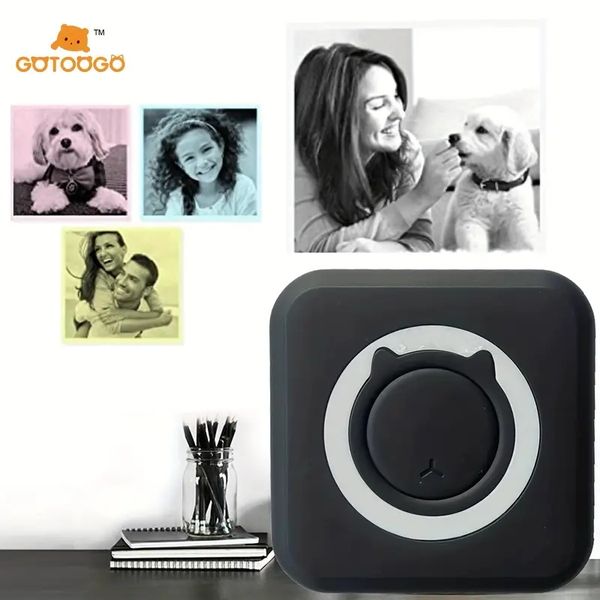 Portable Mini Printer: Inkless Photo Printer for Wireless Printing from iOS-Android Smartphones