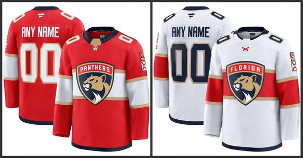 Panthers Aleksander Barkov Matthew Tkachuk Sergei Bobrovsky Bennett Sam Reinhart Evan Rodrigues Custom hockey Jersey
