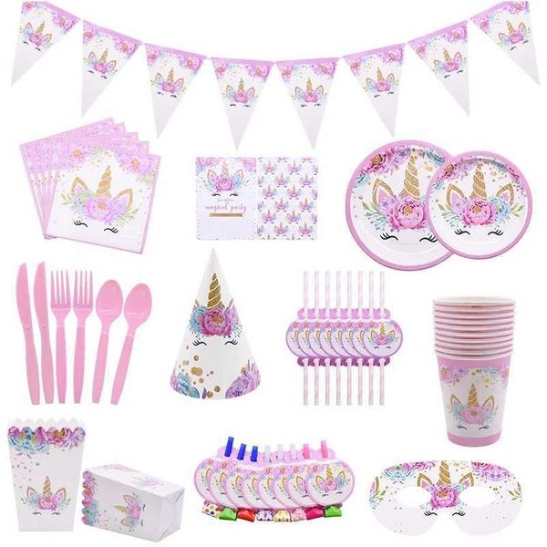 Unicorn Disponível Desktop Software Unicorn Party Supplies de papelão guardana