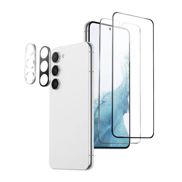 Case Friendly Tempered Glass For Samsung Galaxy S21 S20 Ultra S10 S9 plus Note 20 10 9 8 S8 3D Curved Screen Protector With Retail Package