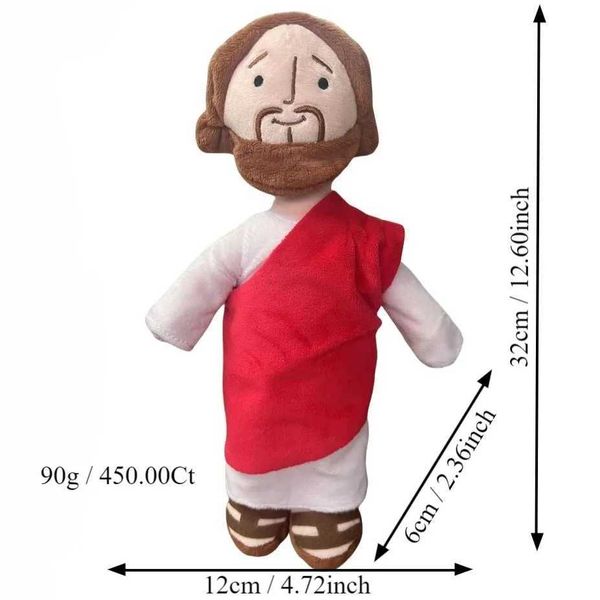 Plush Dolls Yesus New Jesus Plush Doll Thanksgiving Gift Doll Spot Jesus Pillow Q241019