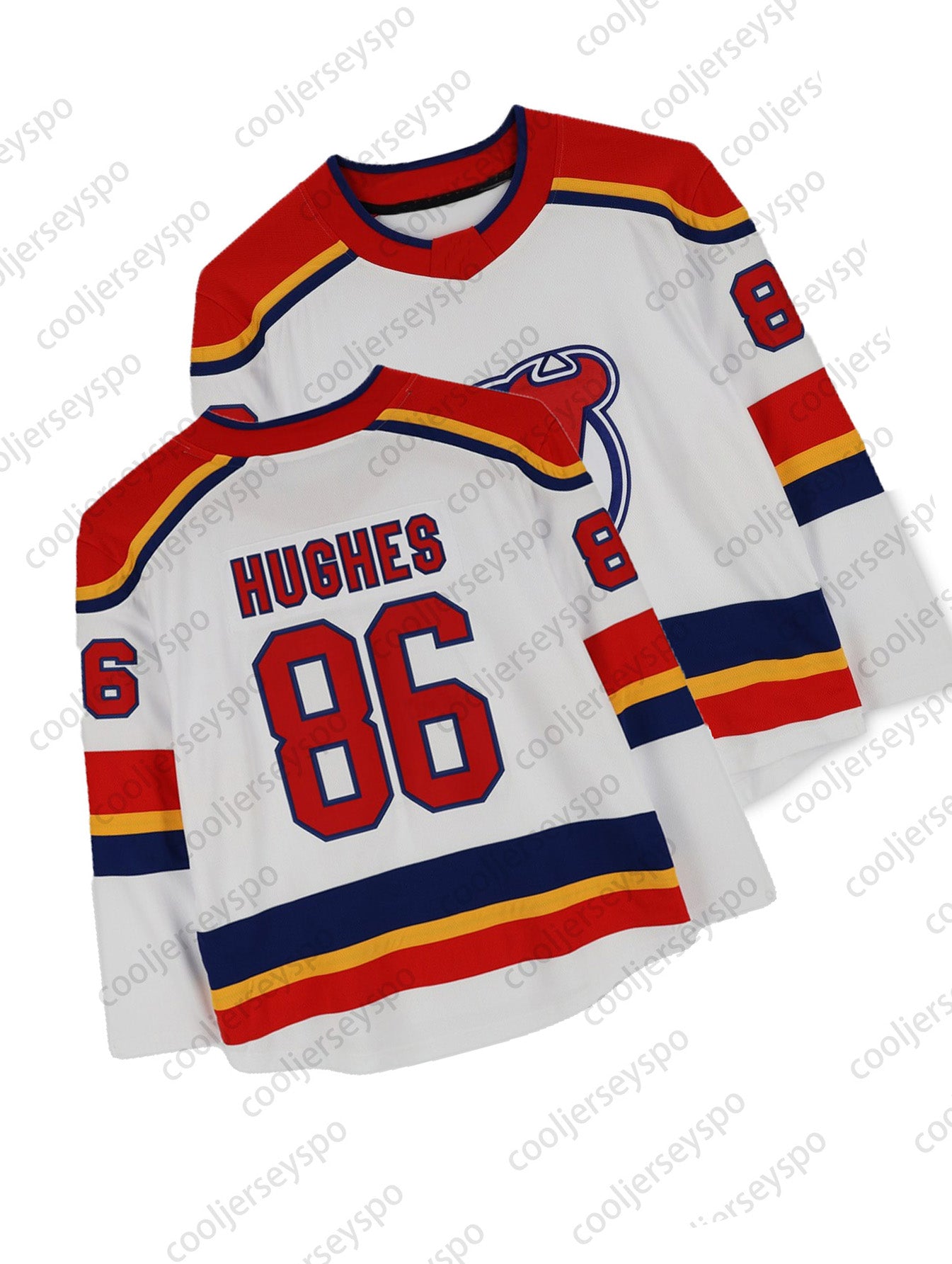 Custom Jack Hughes Hockey jersey Luke Hughes Nico Hischier Jesper Bratt Sports Training Uniform Kids Adult S-XXXL